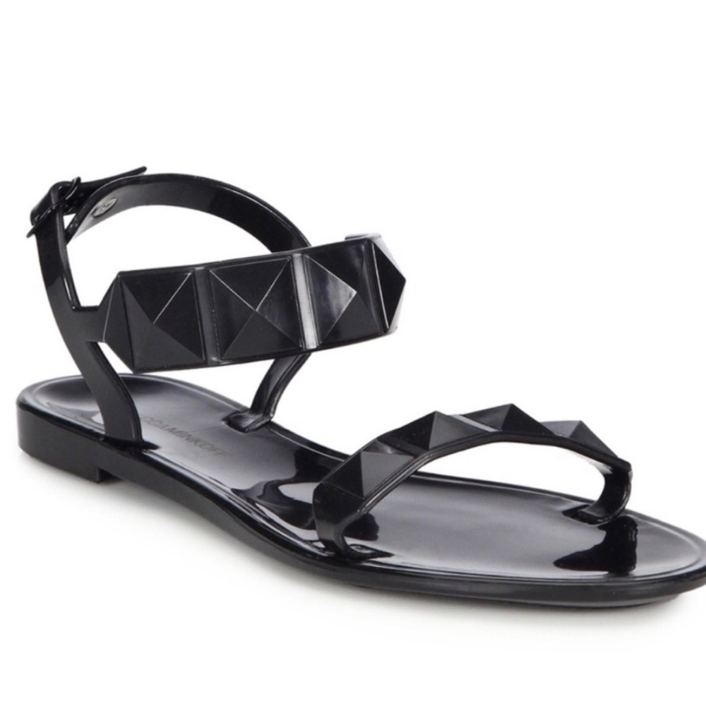 Rebecca Minkoff Jelly Studded Sandals Black 39